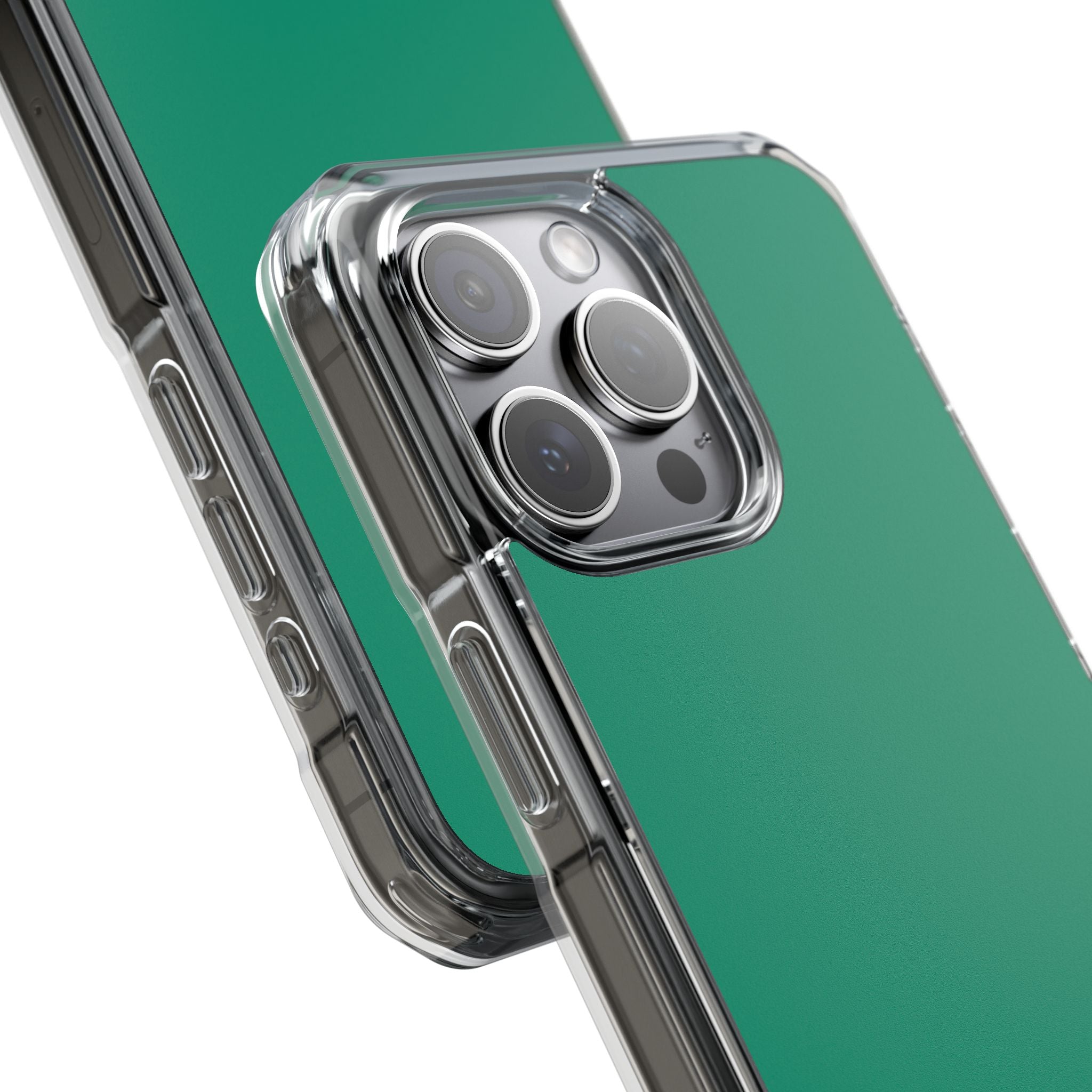 Emerald Green Shade - Clear Impact Case for iPhone