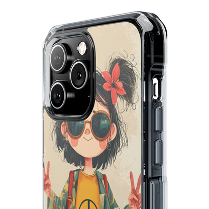 Peace Pigtails iPhone 14 Pro Max Case - Impact
