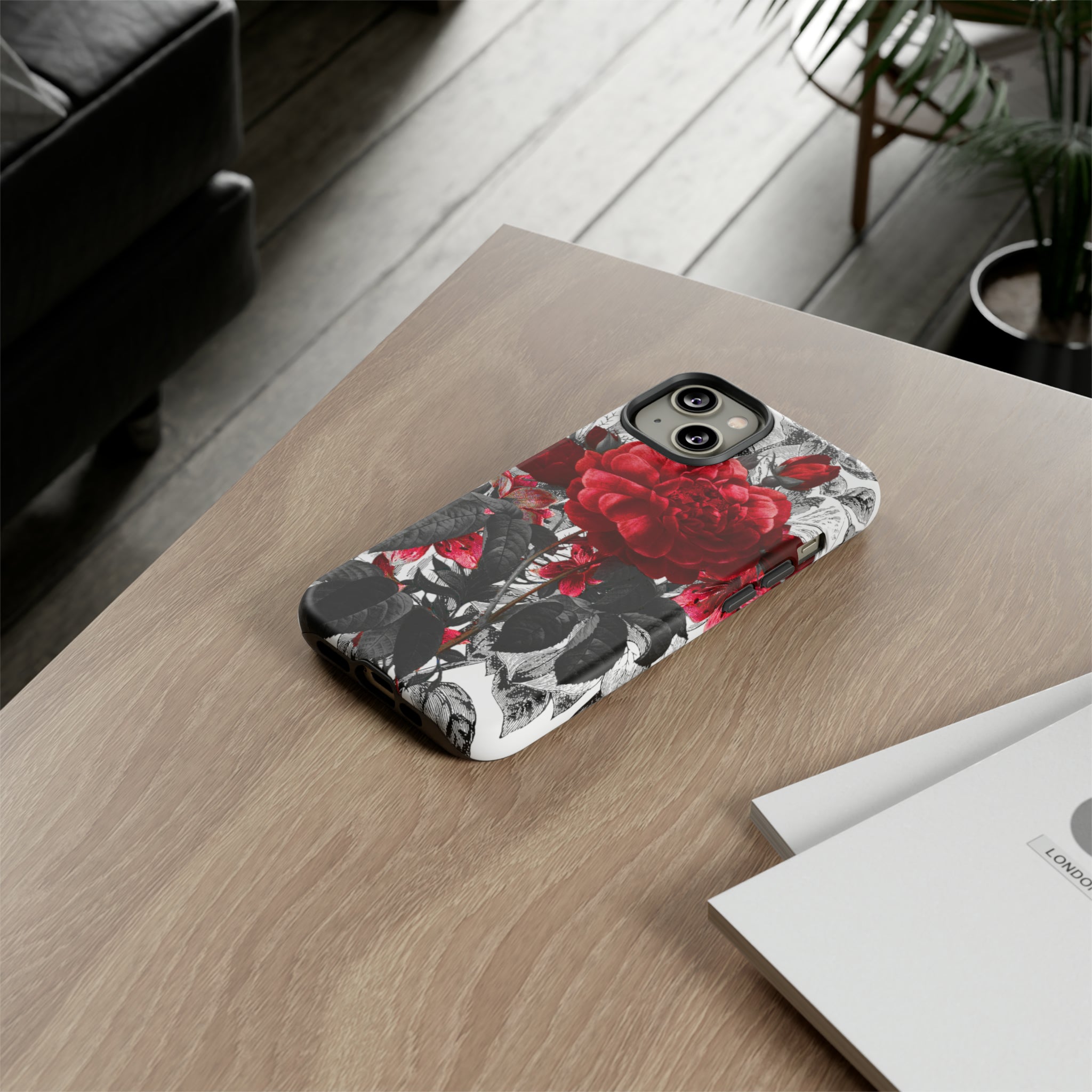 Grunicked Gothic Flower - Protective Phone Case