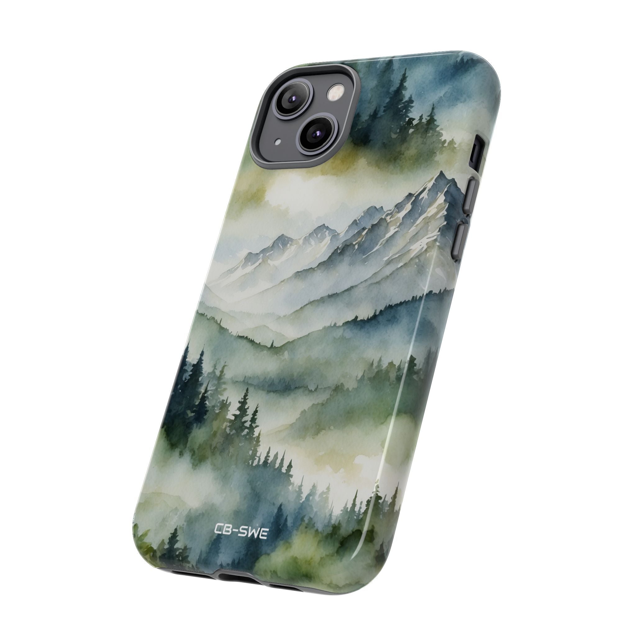 Misty Peaks Emerge - iPhone Case