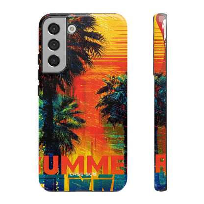 Tropical Sunburst Samsung S22 Plus Case - Tough