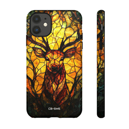Glowing Stag Emerges - iPhone Case