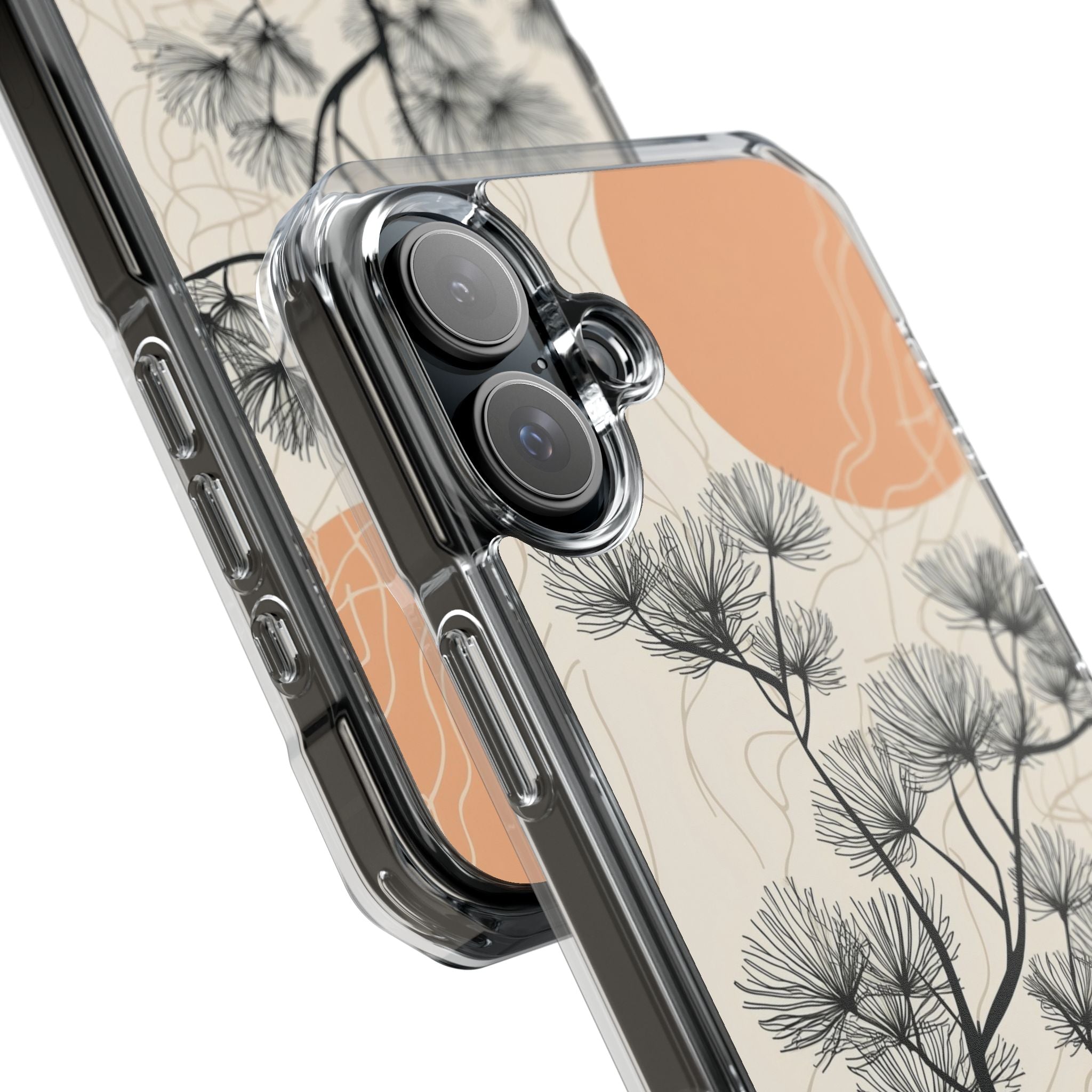 Spiky Tree Sunset iPhone 16 Plus Case - Impact