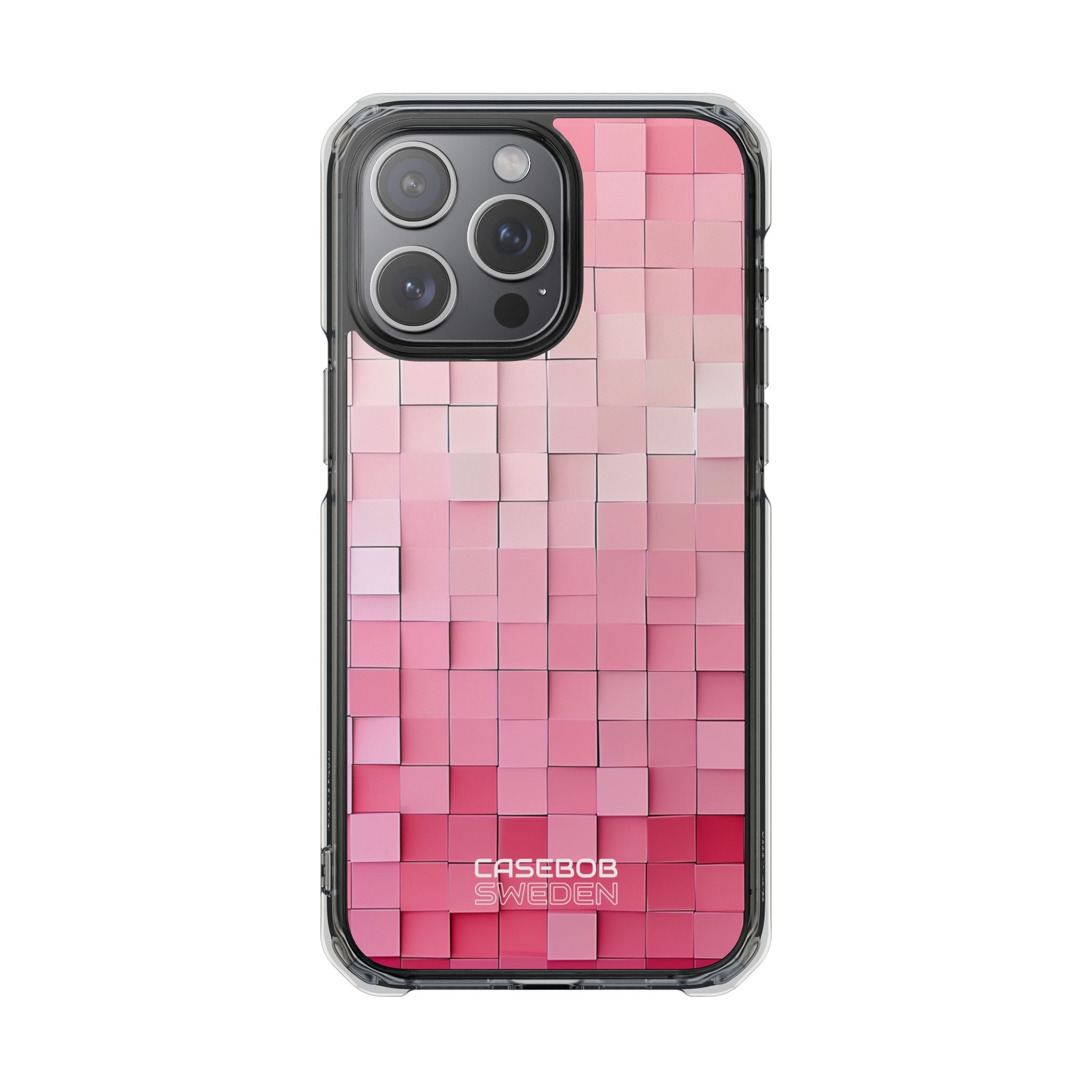 Pink Mosaic Glow iPhone 15 - Impact Clear+