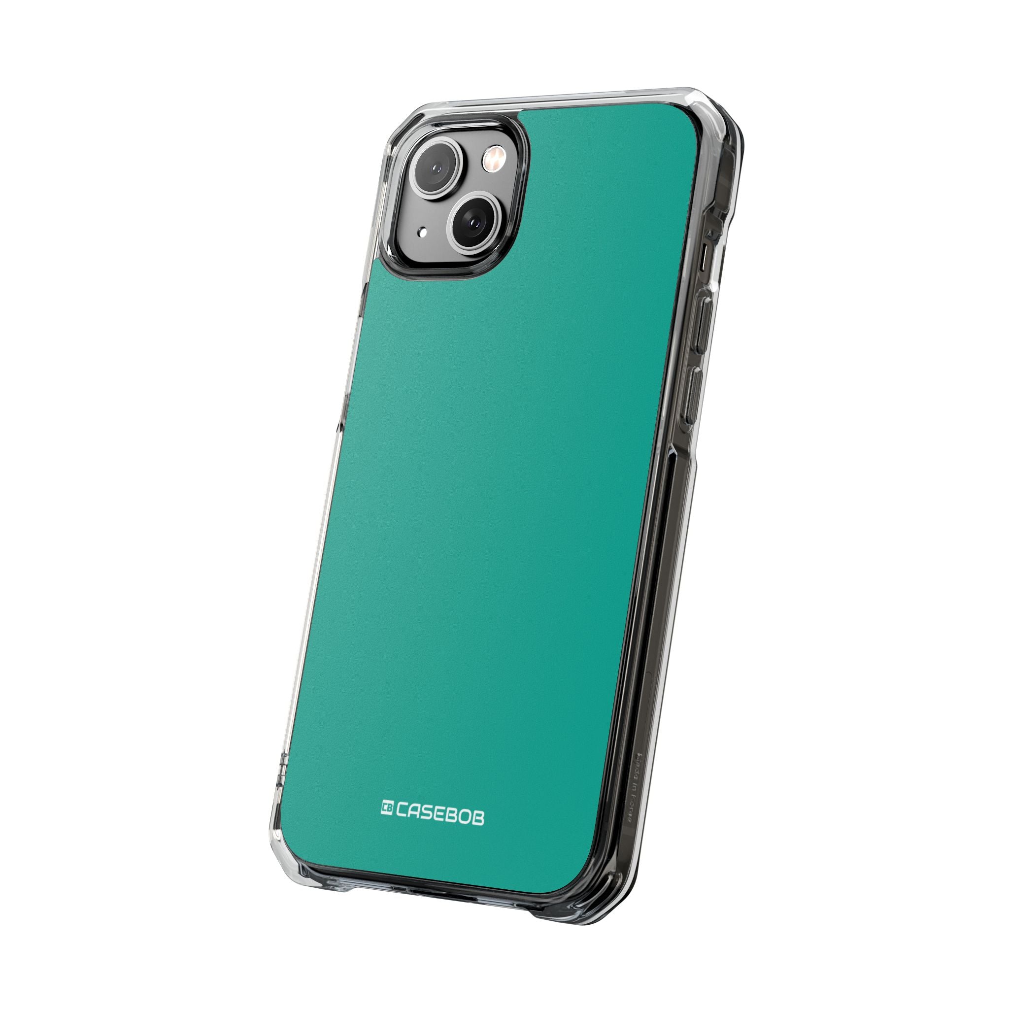 Persian Green - Clear Impact Case for iPhone