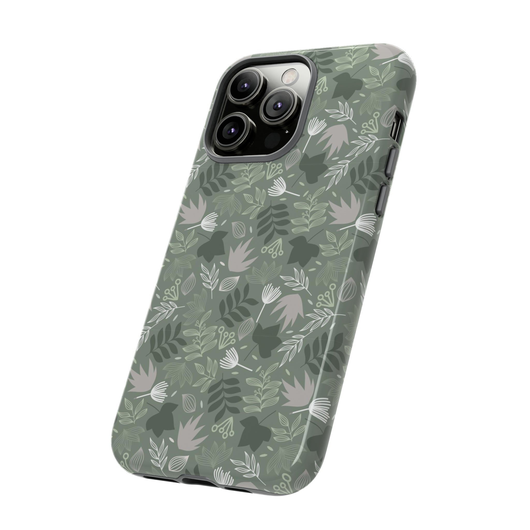 Jungle Green Leaf - Protective Phone Case