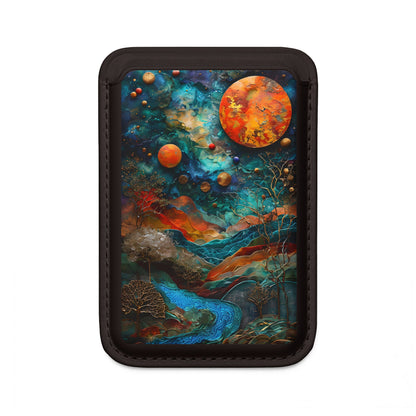 Aurinkokierteen oranssi lompakko – MagSafe-yhteensopiva