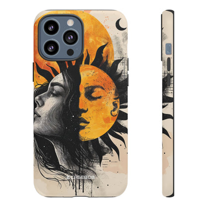 Sunlit Duality | Protective Phone Case for iPhone