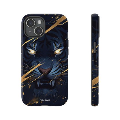 Tiger's Glowing Gaze - iPhone Case