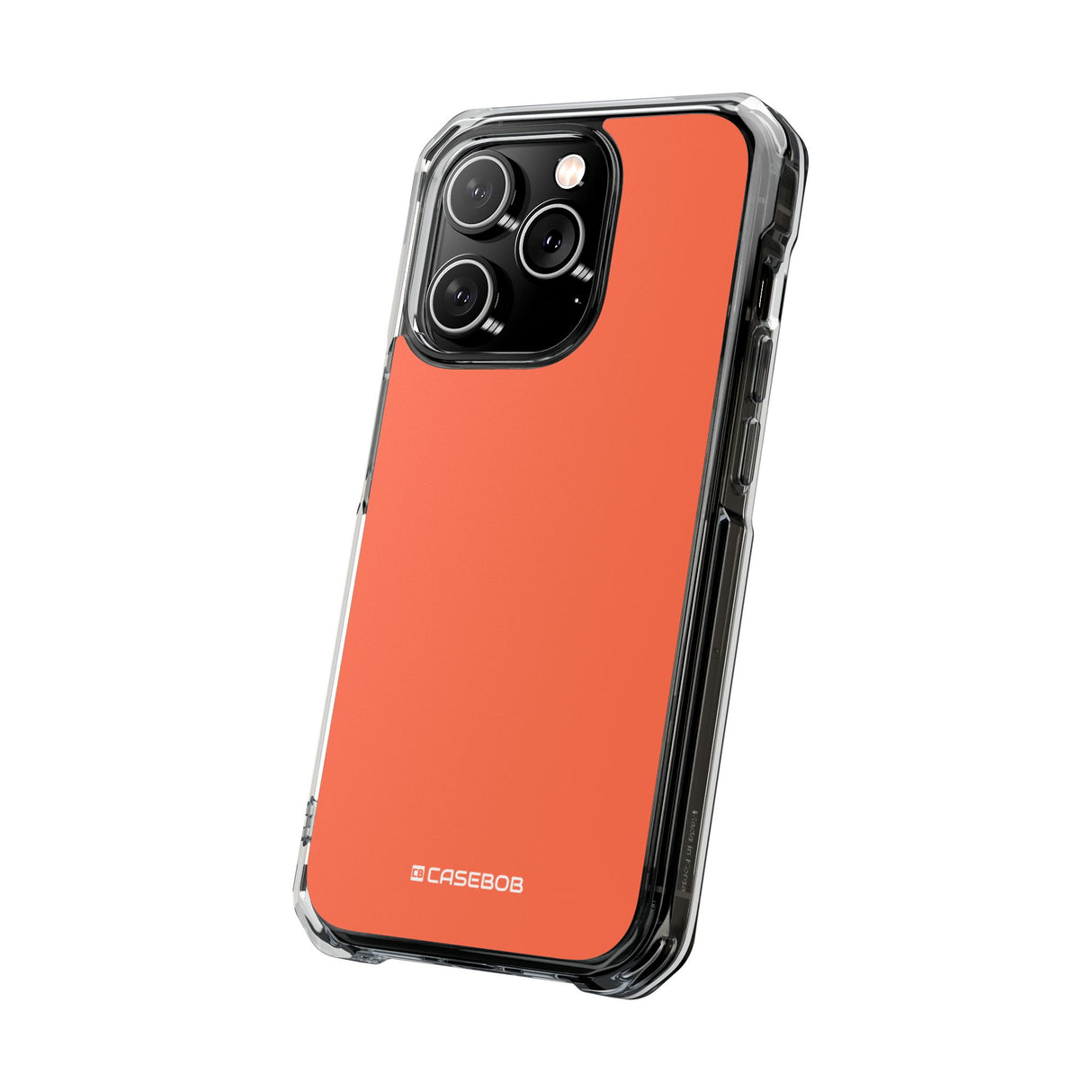 Outrageous Orange | Handyhülle für iPhone (Clear Impact Case – magnetisch) 