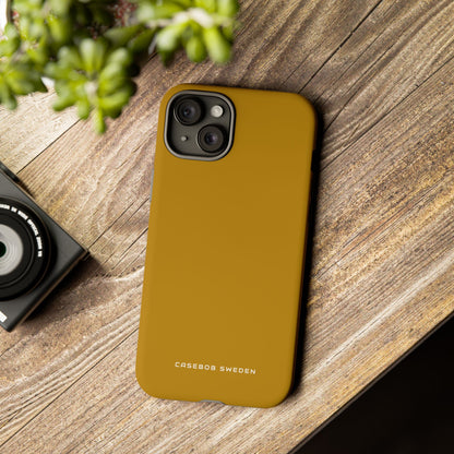 Dark Golden Rod iPhone 15 - Tough Phone Case