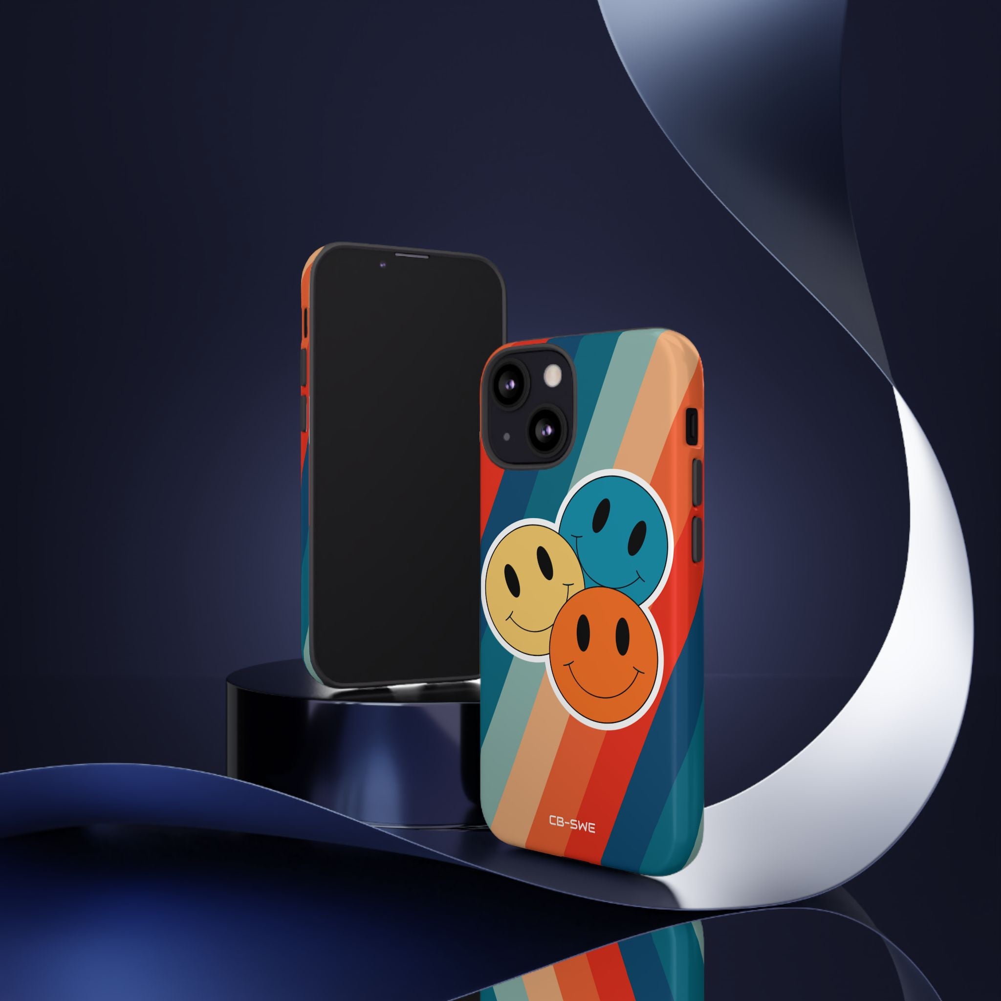 Retro Smiley Harmony - iPhone Case