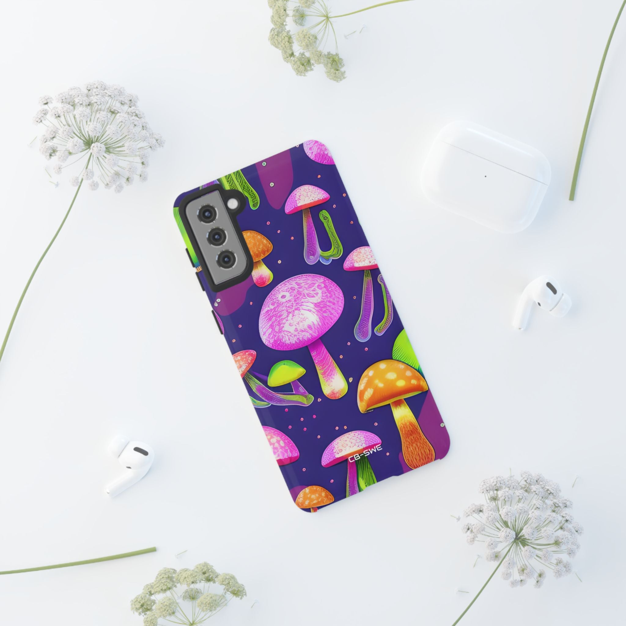 Neon Mushroom Dreams - Samsung Case