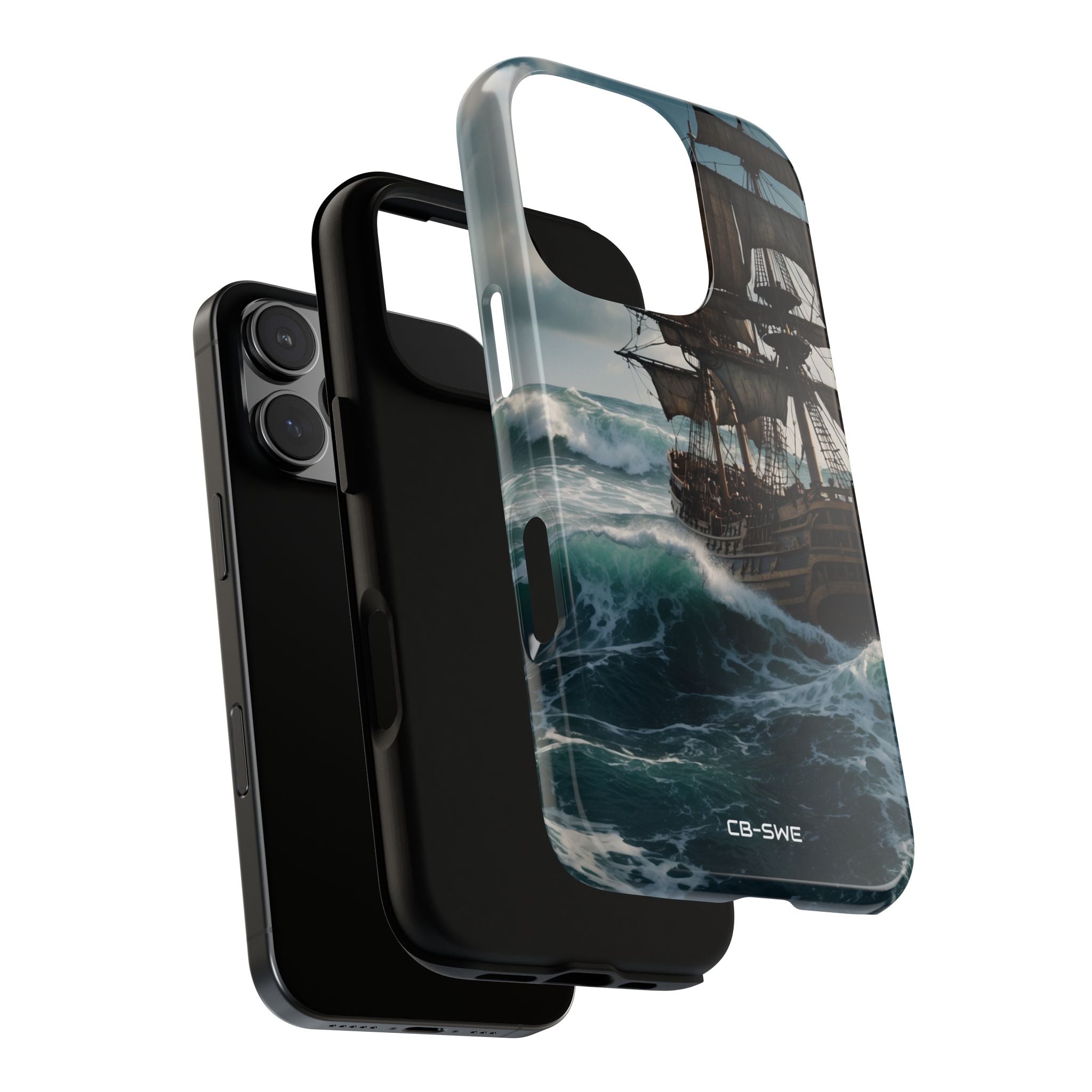 Ship Faces Waves - iPhone Case