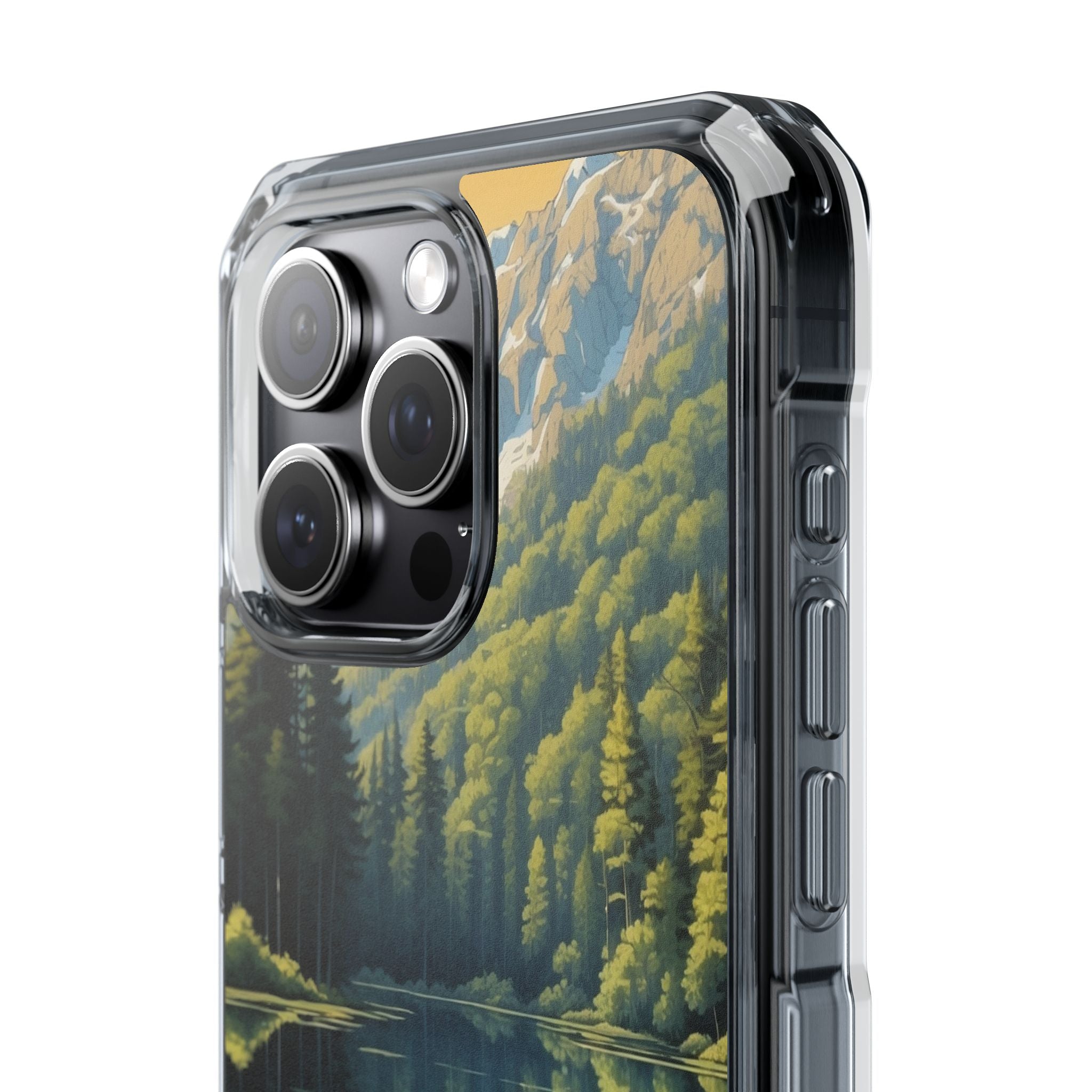 Mountain Peaks Reflect iPhone Case - Impact