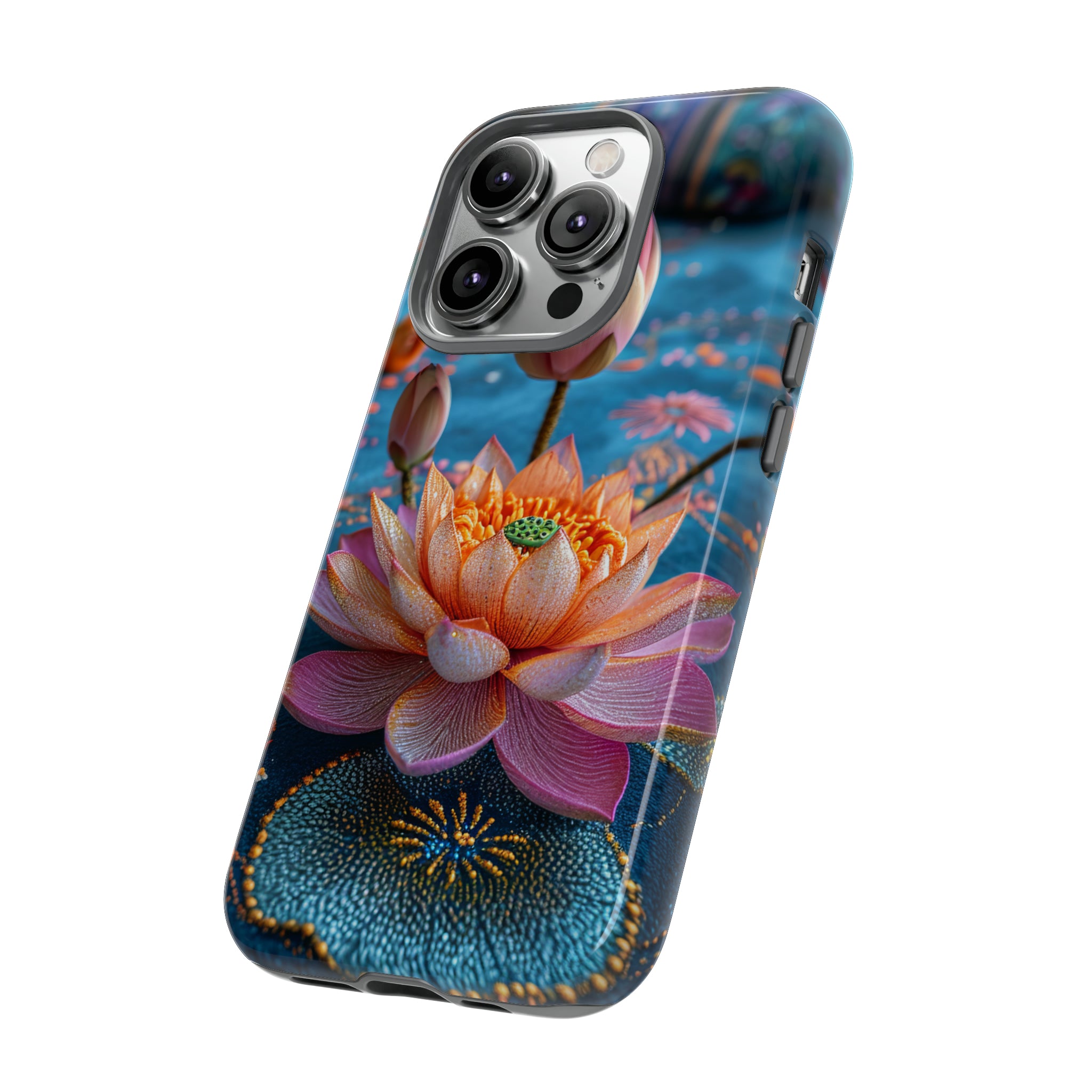 Water Rose Mandala Bliss - Protective Phone Case