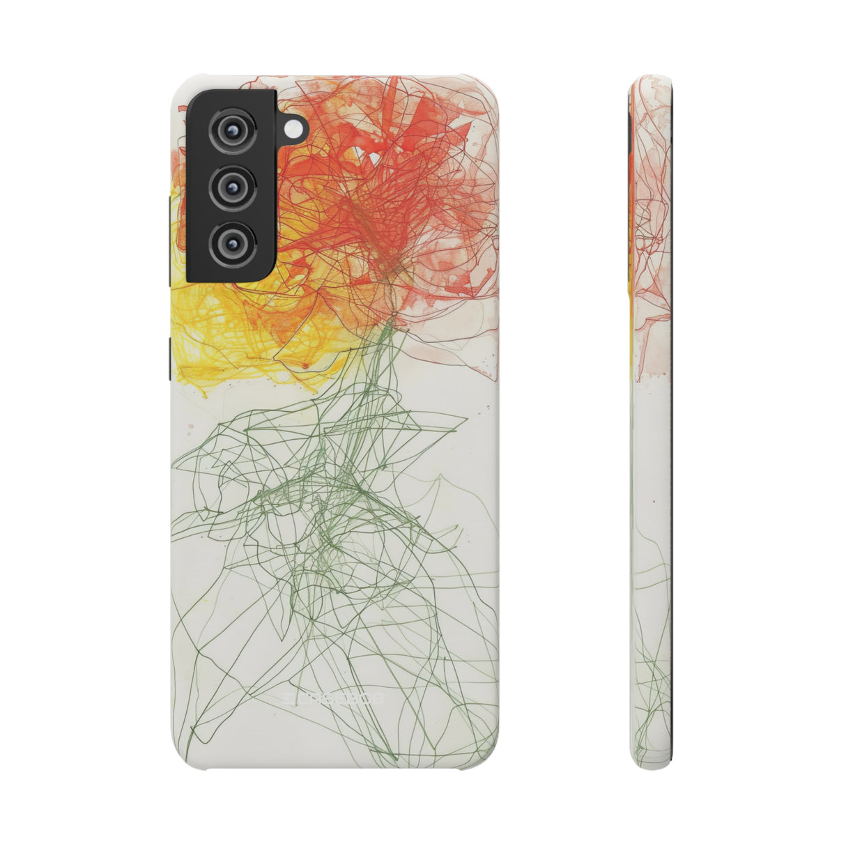 Fiery Blossom | Slim Phone Case for Samsung