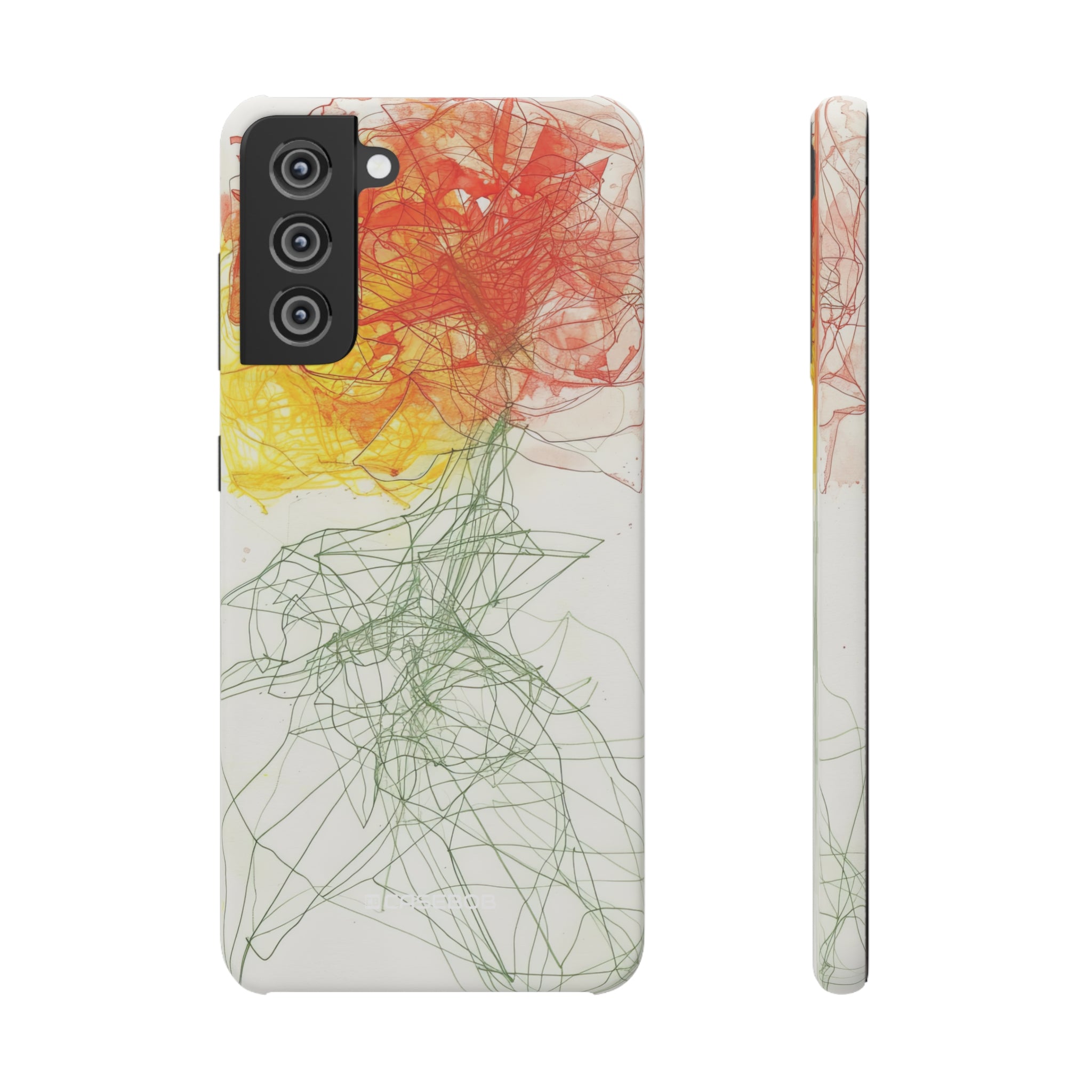 Fiery Blossom | Slim Phone Case for Samsung