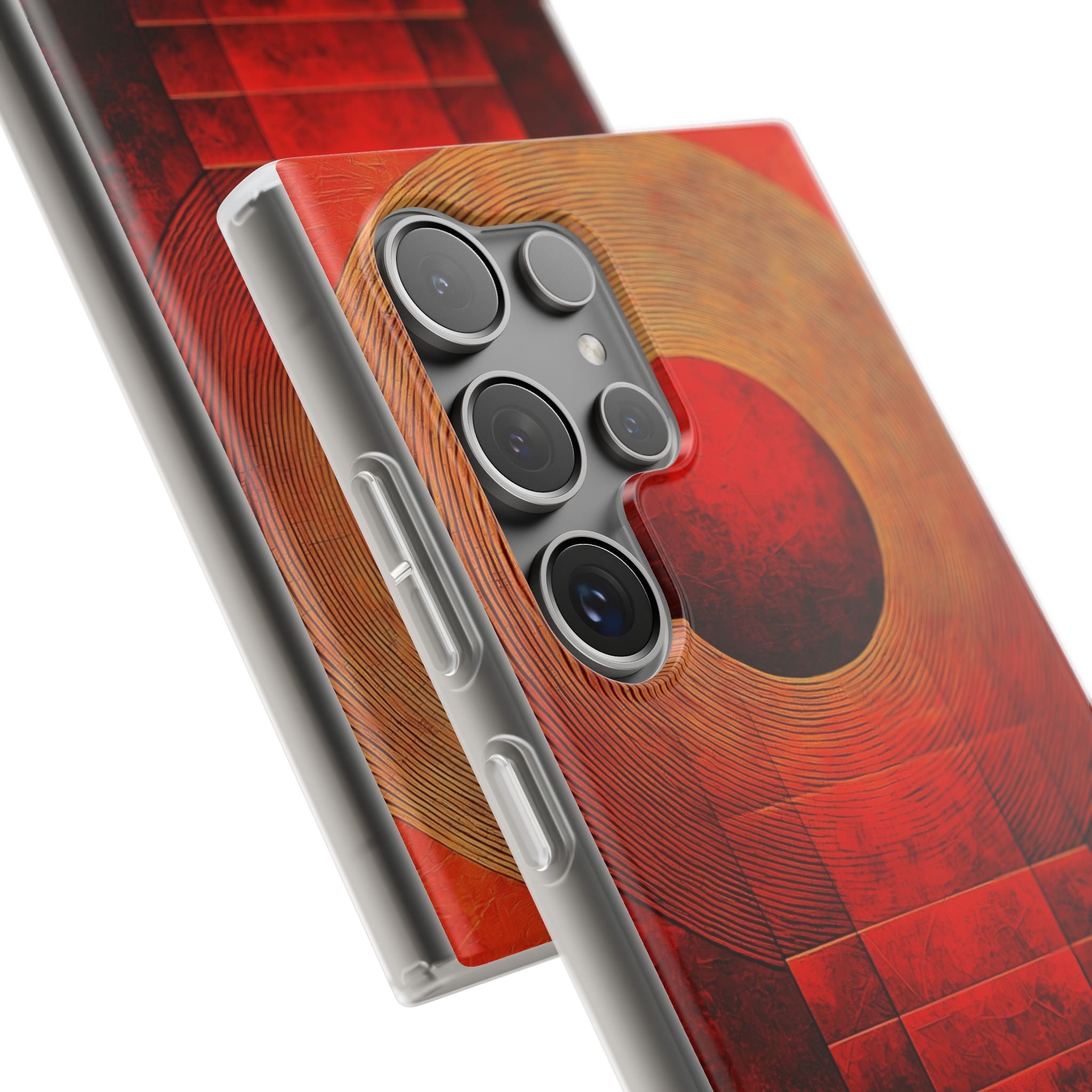 Crimson Orbit Samsung S24 Ultra Case - Soft