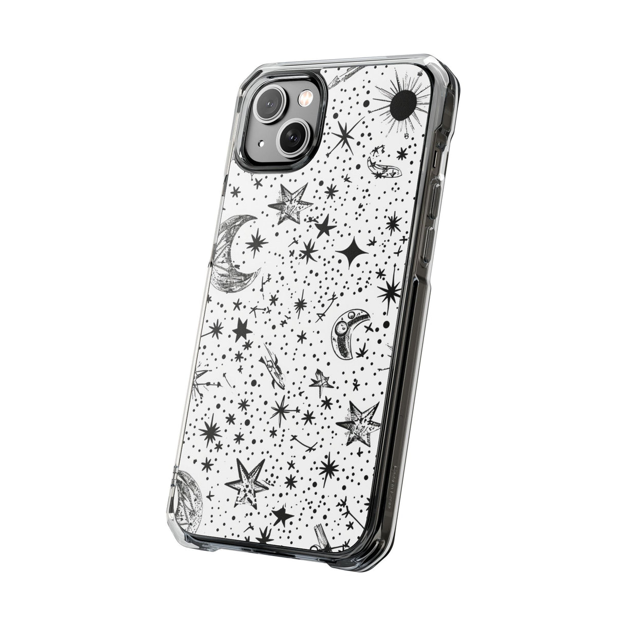 Retro Space Odyssey - Phone Case for iPhone (Clear Impact - Magnetic)