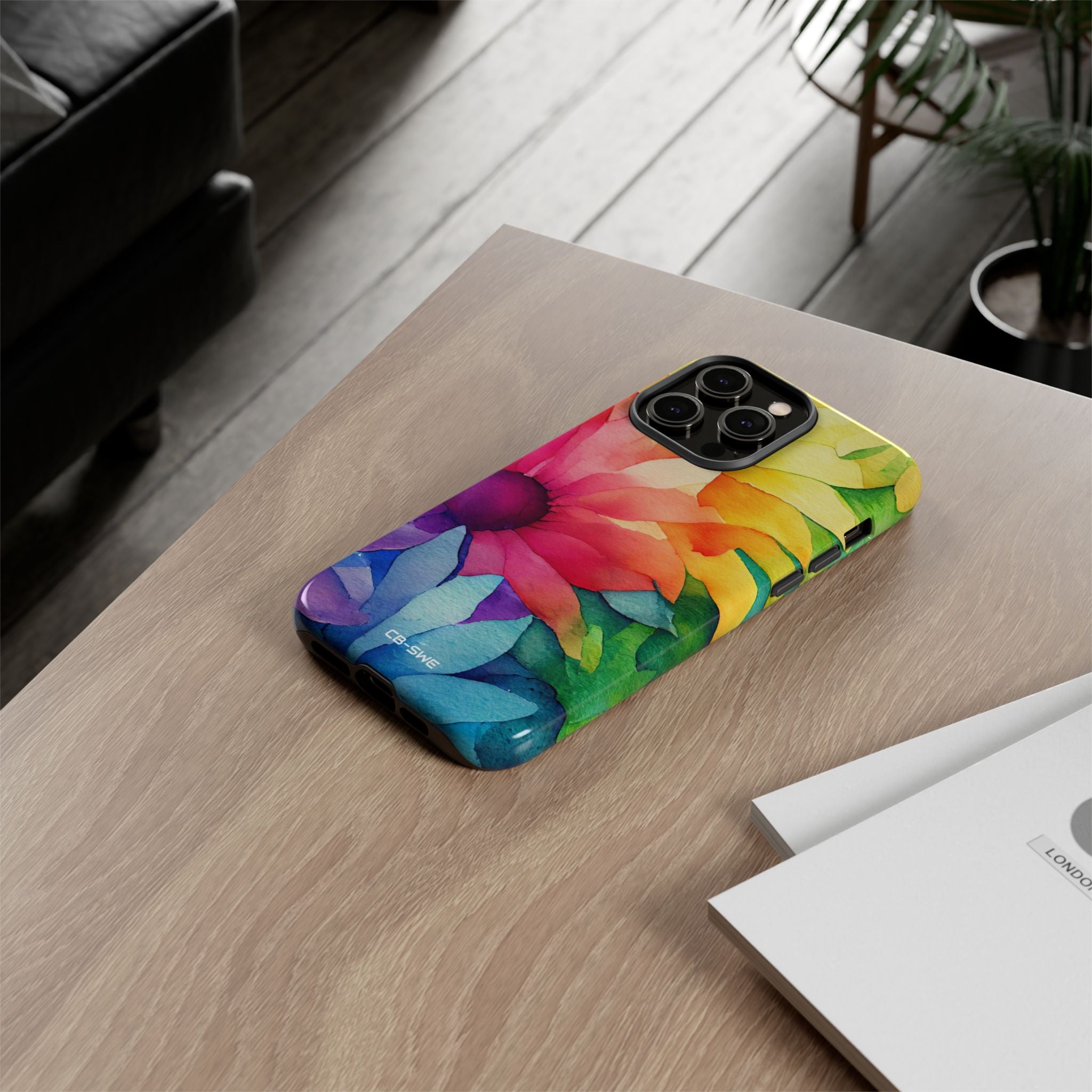 Vibrant Floral Symphony - iPhone Case