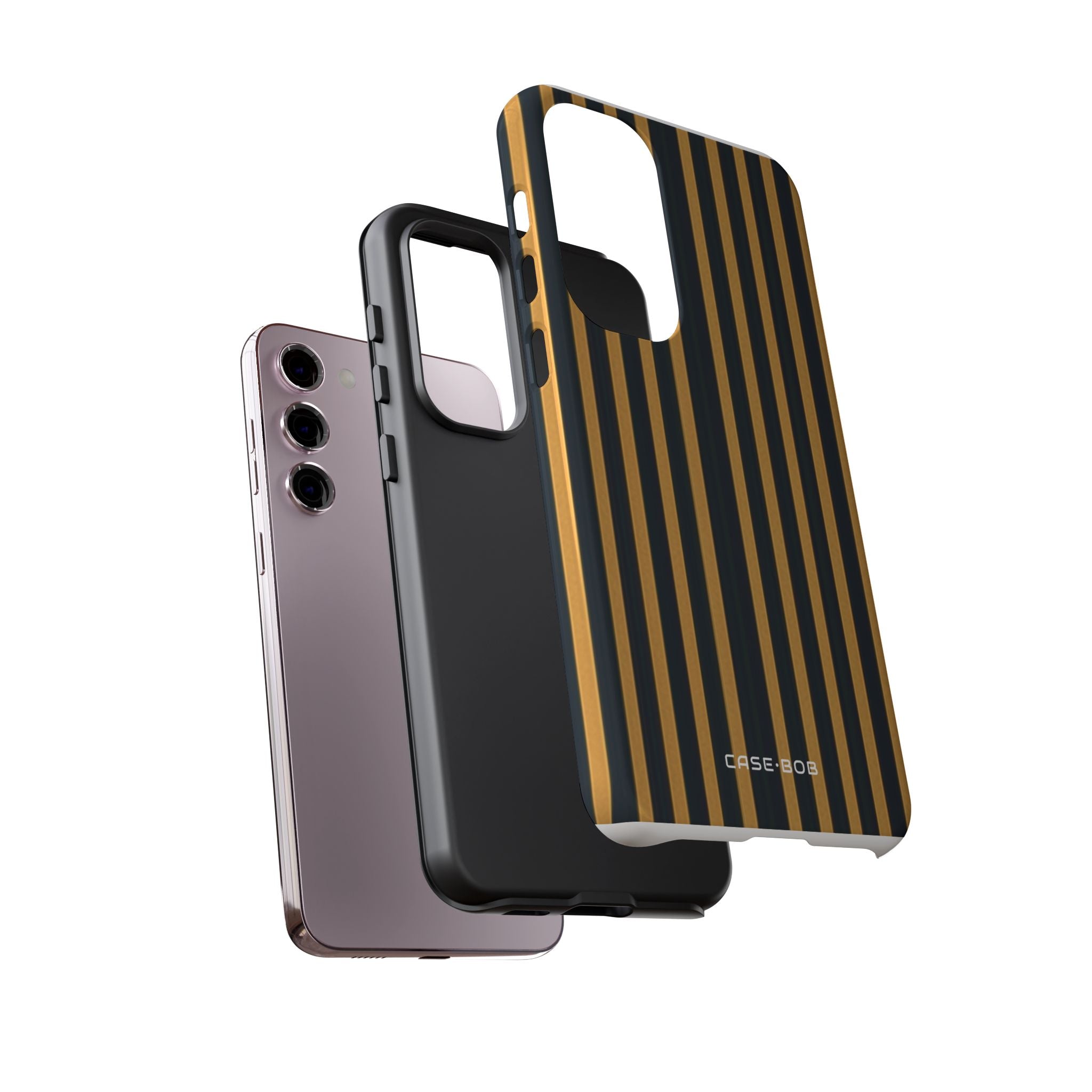 Golden Stripes Samsung S23 Plus Case - Tough