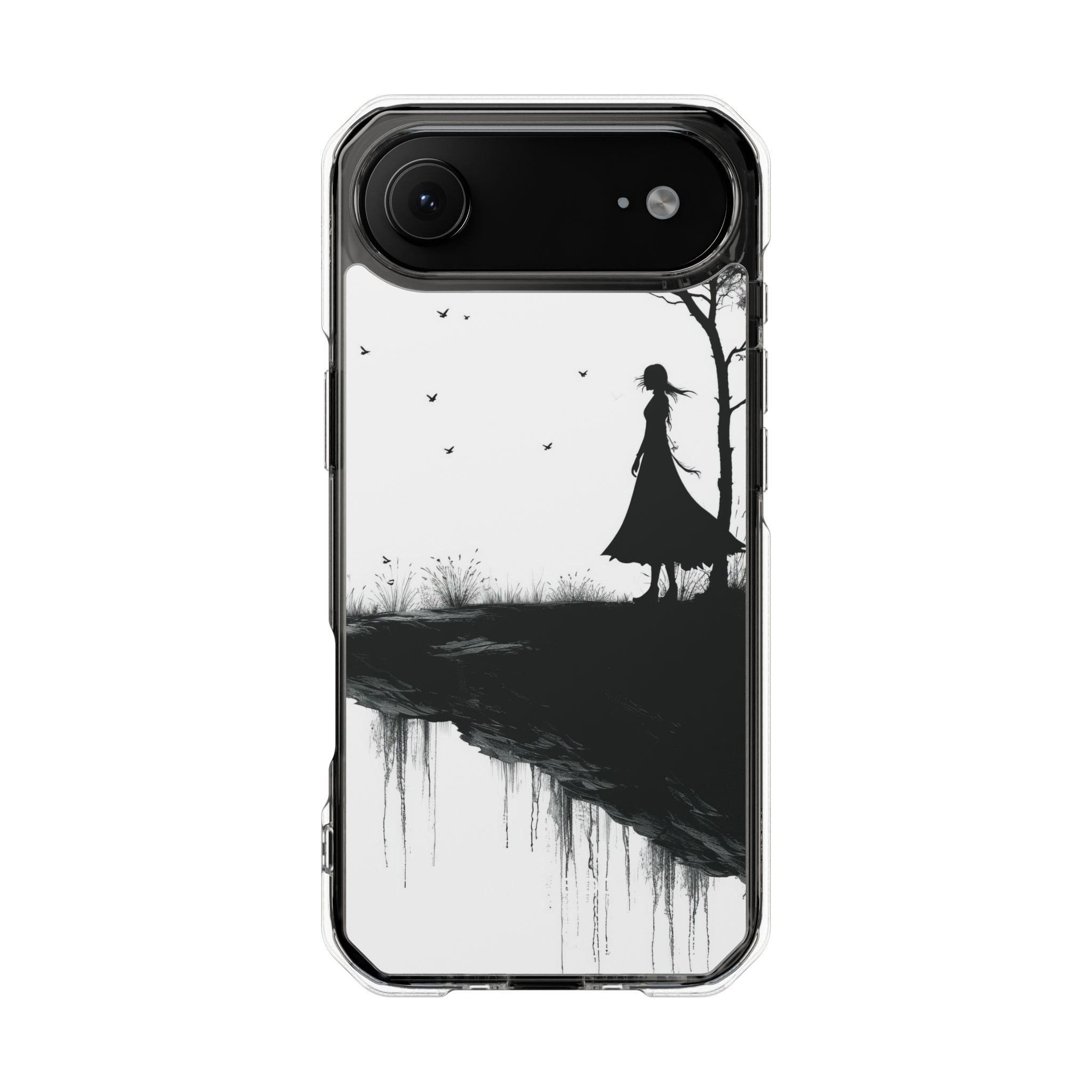 Cliffside Silhouette iPhone 17 Air Case - Impact