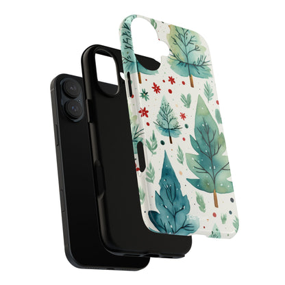 Joyful Evergreen Dance - iPhone Case