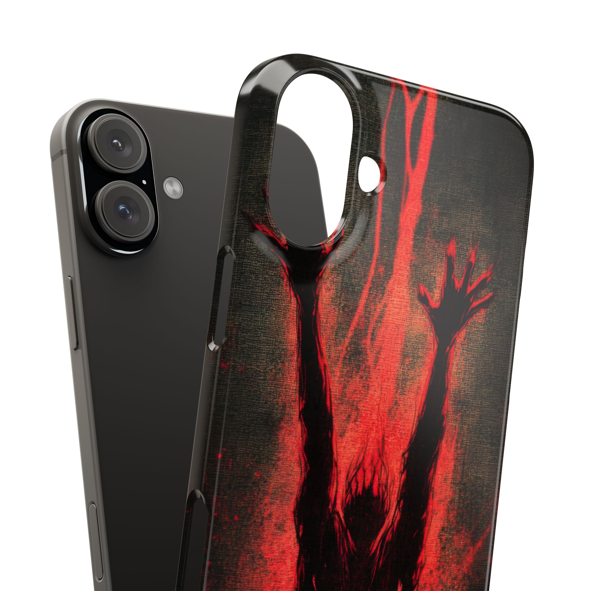 Gothic Crimson Ascension iPhone 16 - Slim Phone Case