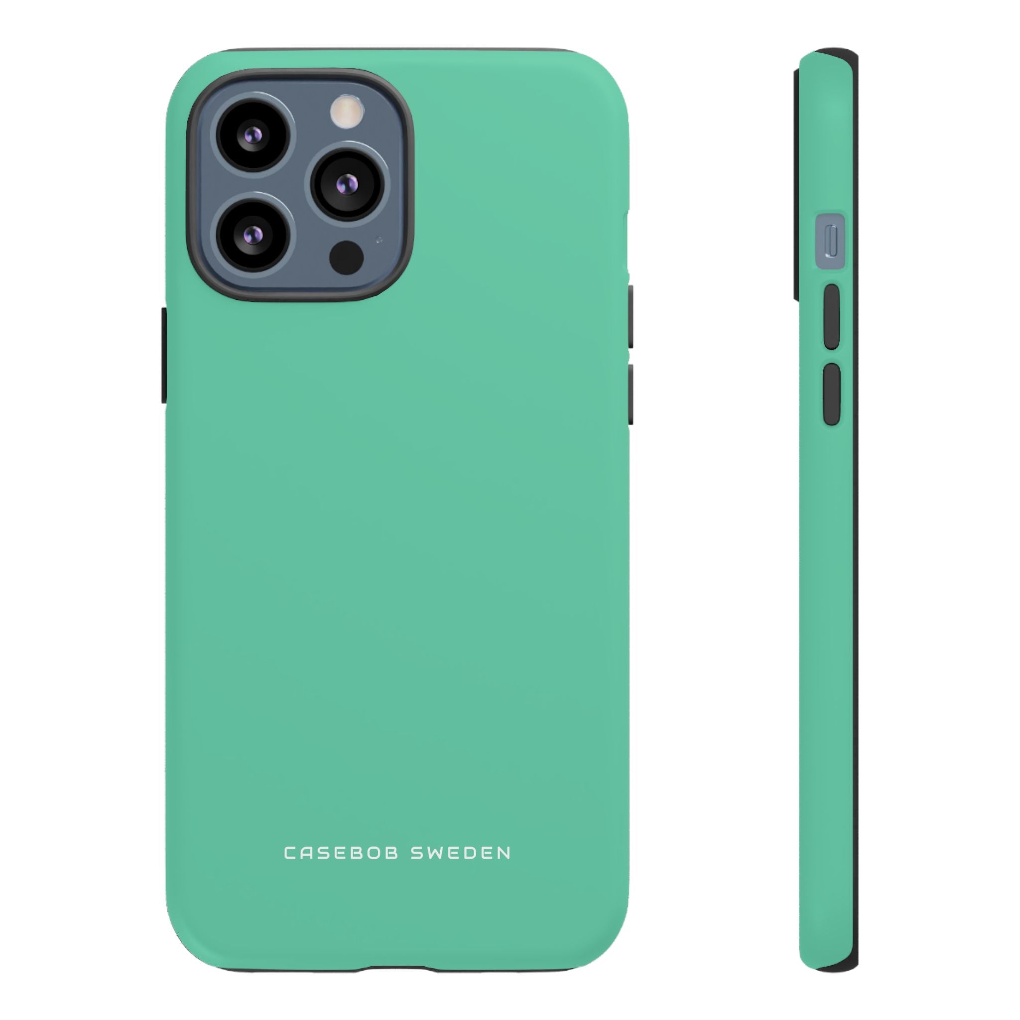 Mittleres Aquamarinblaues iPhone 13 - Robuste Handyhülle