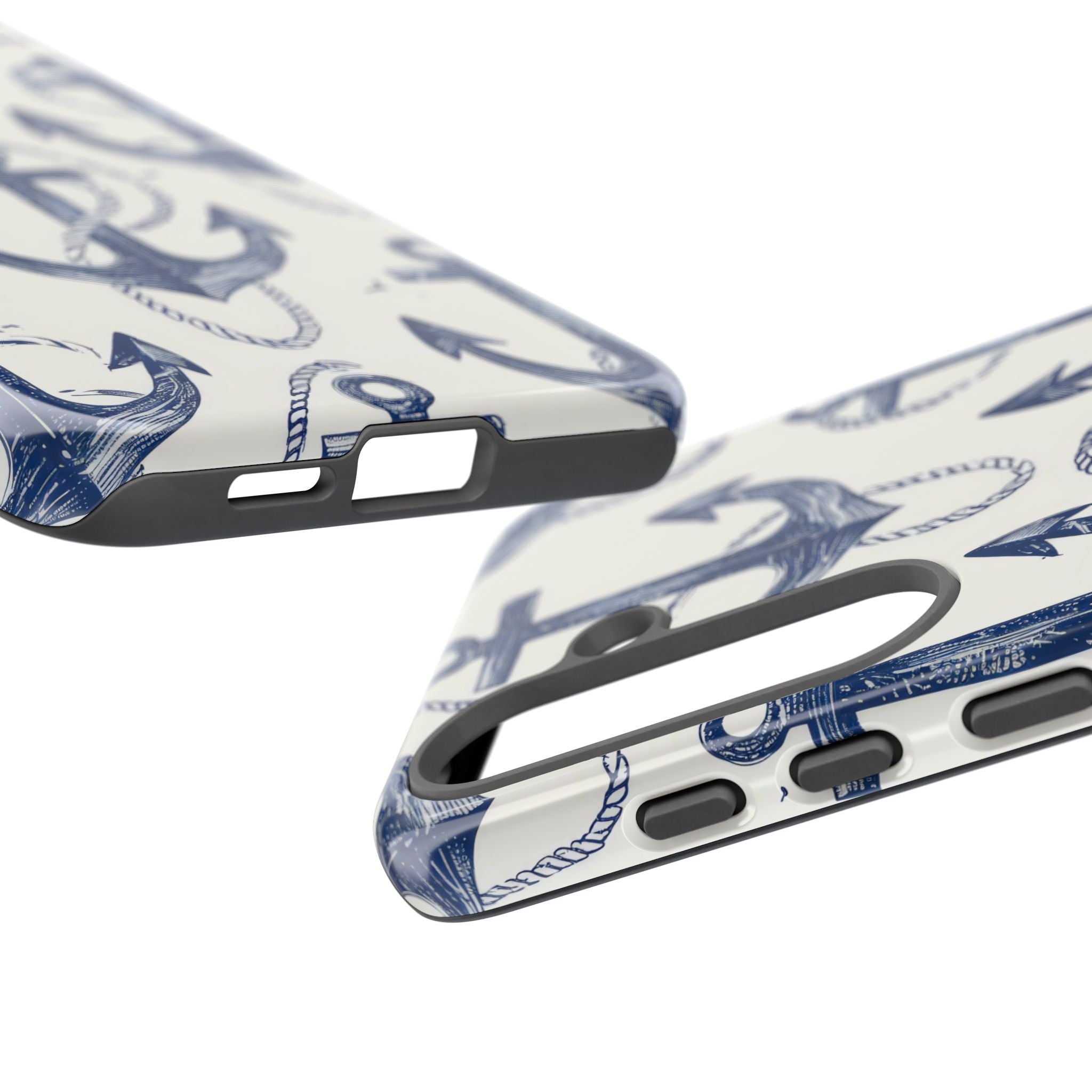 Navy Anchor Loop Samsung S25 Plus Case - Tough