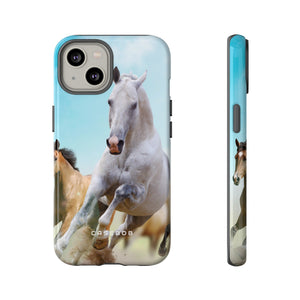 Blue Sky Horses - Protective Phone Case