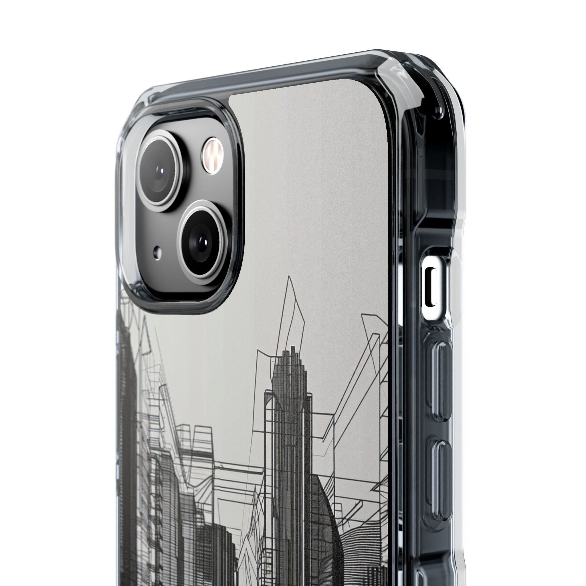 Urban Wireframe - Phone Case for iPhone