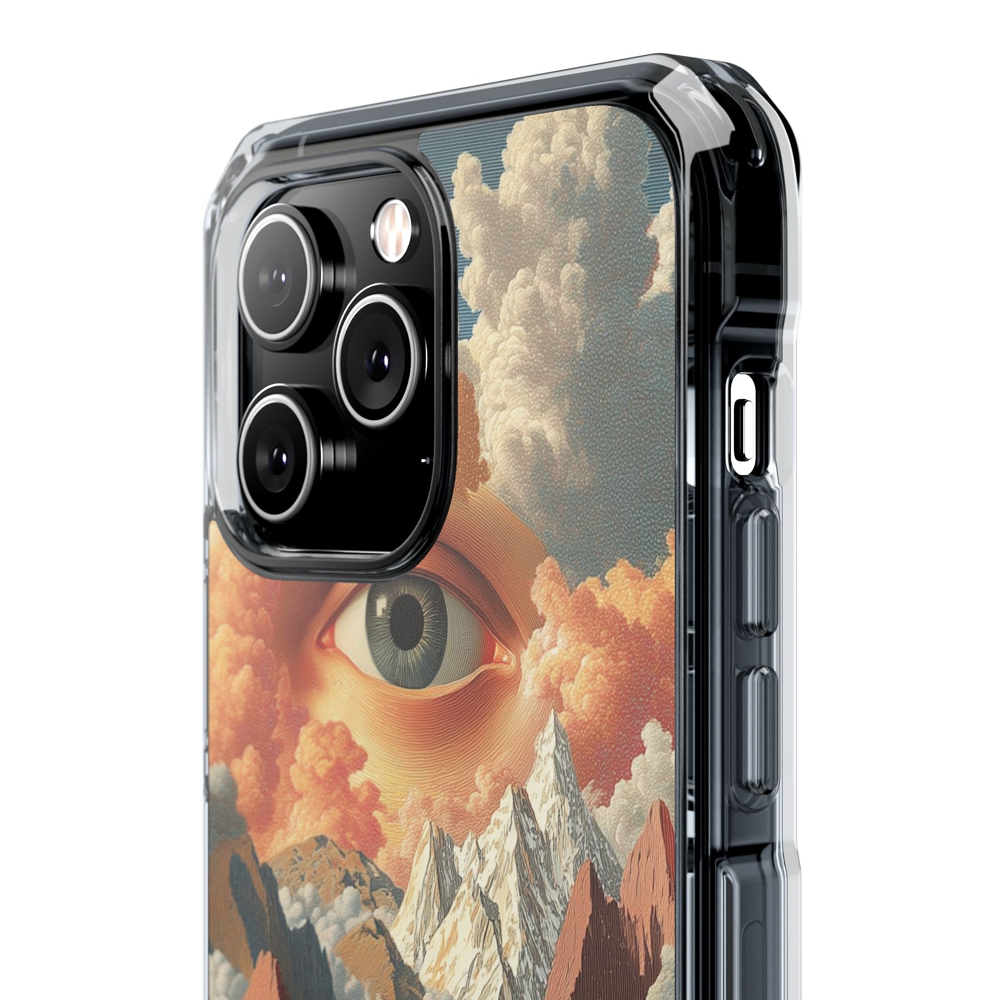 Eye Reflects Mountains iPhone Case - Impact