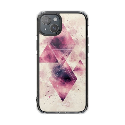 Triangles Overlap Serenity iPhone Case - Impact
