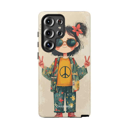 Peace Pigtails Samsung S25 Ultra Case - Tough