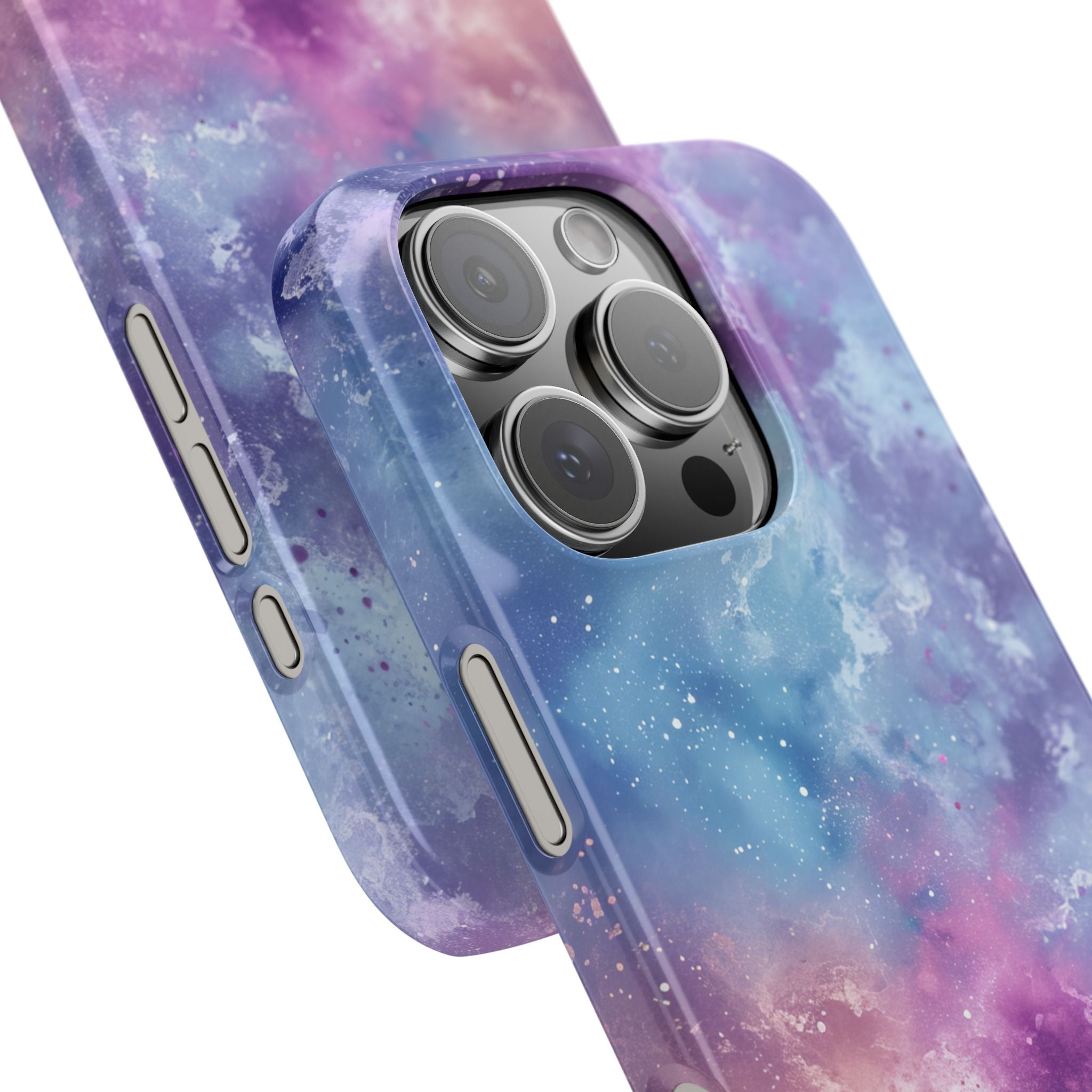 Cosmic Nebula Swirls - Slim iPhone 16 Phone Case