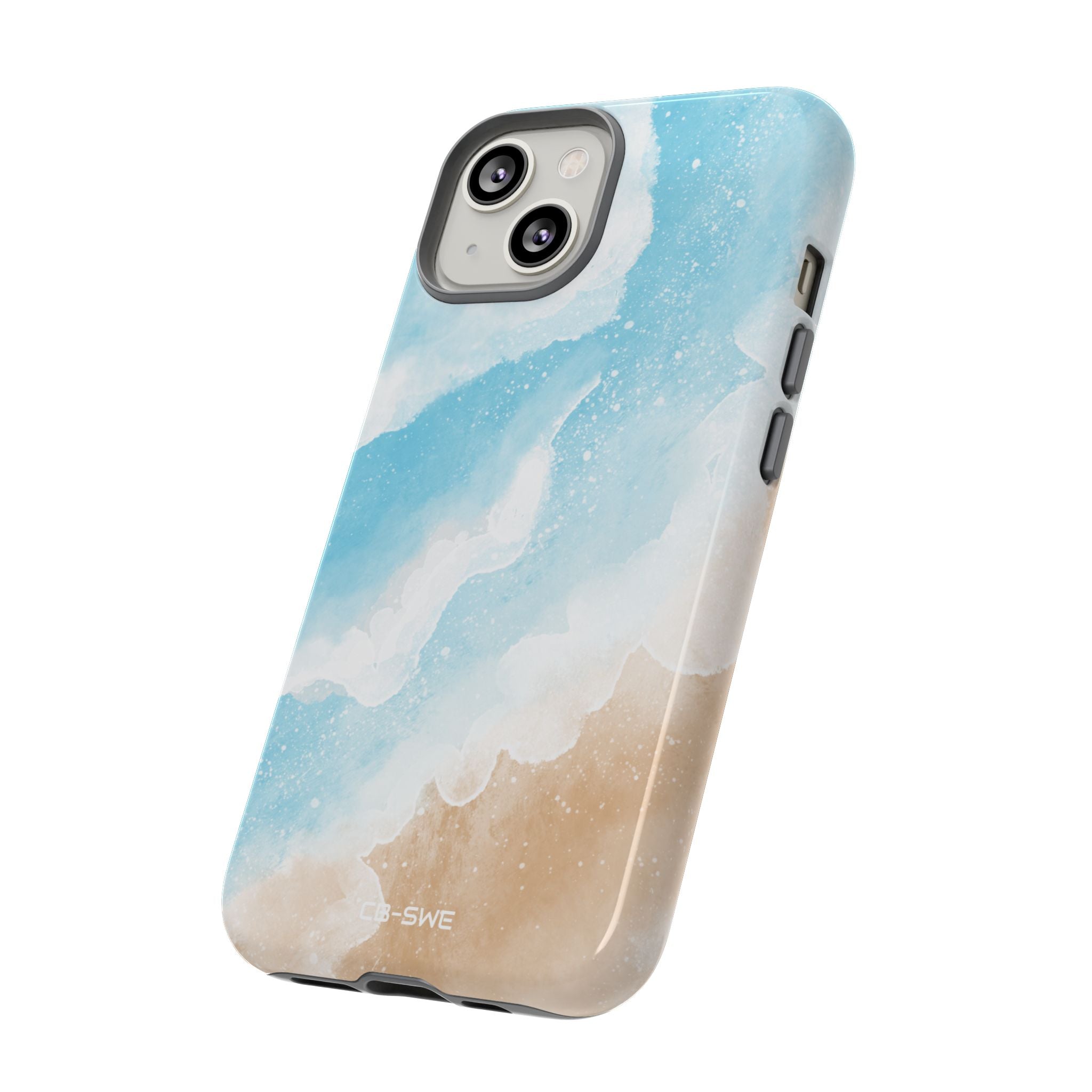 Serene Coastal Whispers - iPhone Case