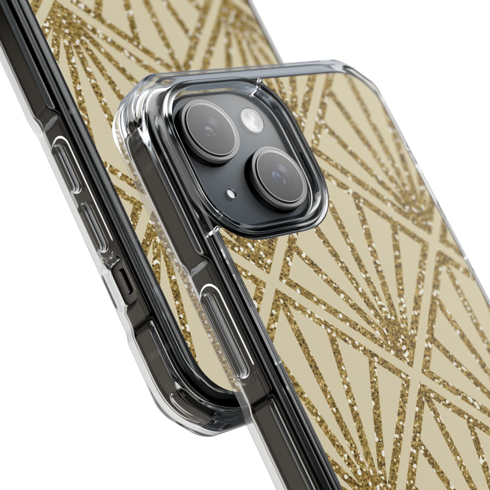 Golden Diamond Radiance iPhone 15 Case - Impact