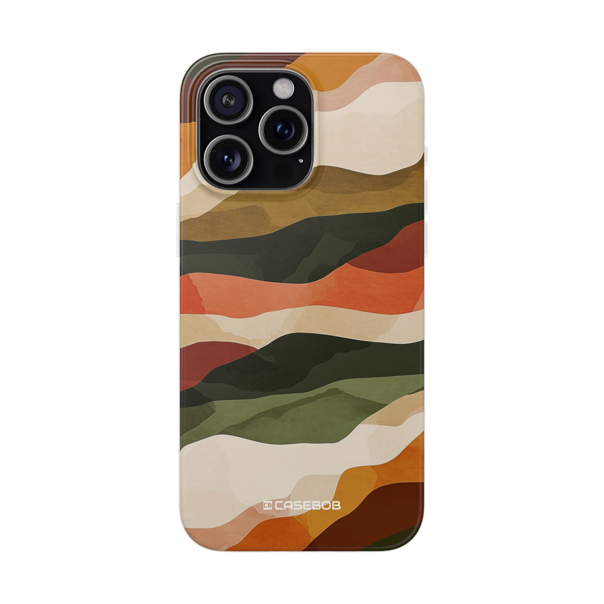 Earth Tone Pattern | Phone Case for iPhone (Flexible Case)