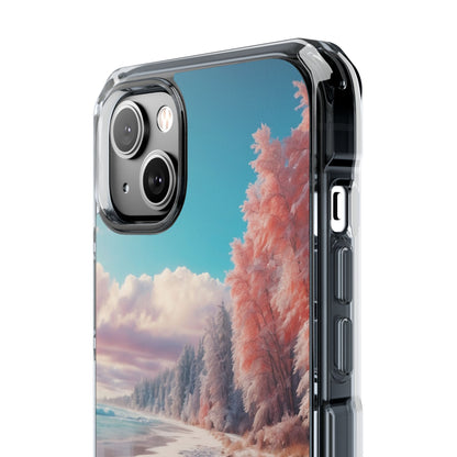 Shadows Embrace Waves iPhone Case - Impact