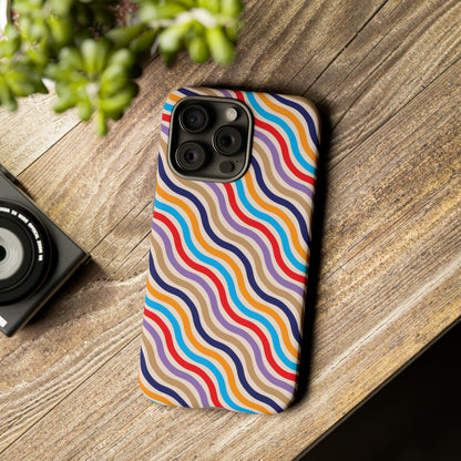 Thin wave Line - Protective Phone Case