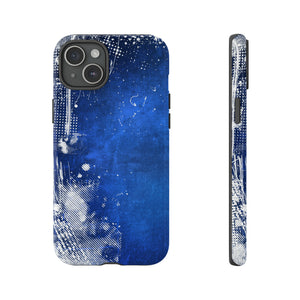 Grunge Blue - Protective Phone Case