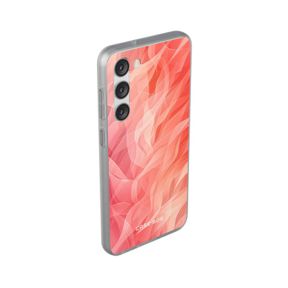 Peach Wave Drift Samsung S23 Plus Case - Soft