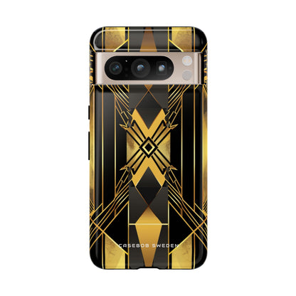 Golden Geometric Elegance Google Pixel 8 - Tough Phone Case