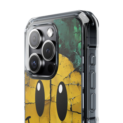 Cracked Smiley iPhone 15 Pro Case - Impact