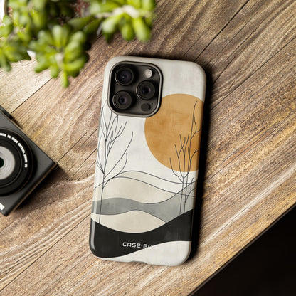 Orange Halo iPhone 15 Pro Max Case - Tough