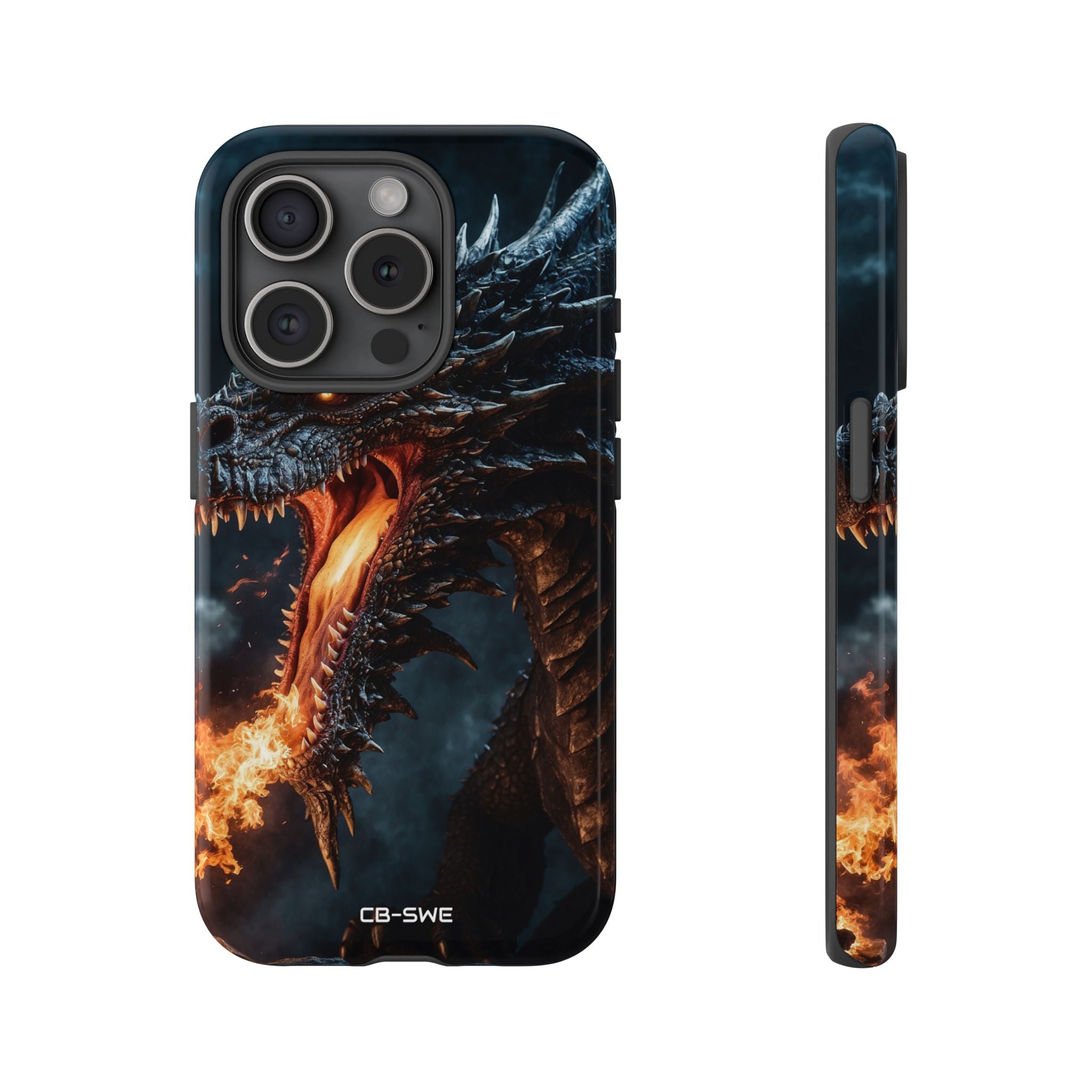 Fiery Breath Erupts - iPhone Case