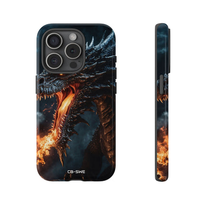 Fiery Breath Erupts - iPhone Case