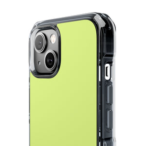 Mindaro Green | Handyhülle für iPhone (Clear Impact Case – magnetisch) 